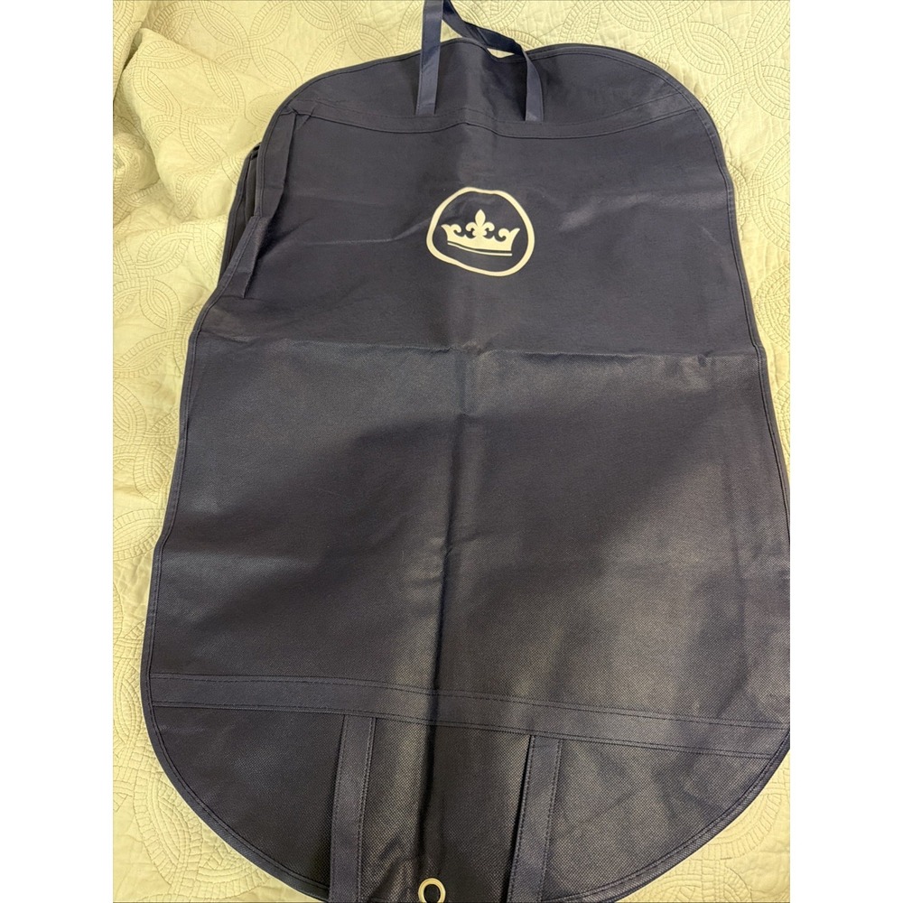 Peter Millar Garment Bag Navy Crown Logo Travel Suit Formal Attire Coat Storage